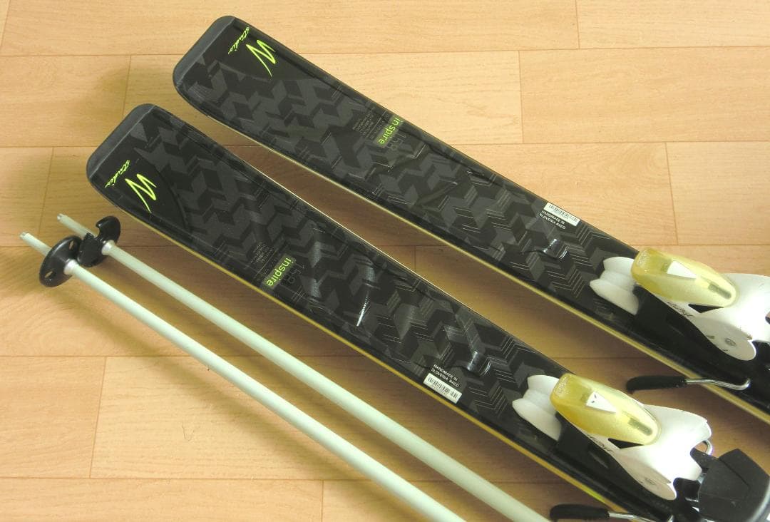 ■■送料無料■ELAN■女性用スキーセット■板158靴25-25.5■メンテ付■