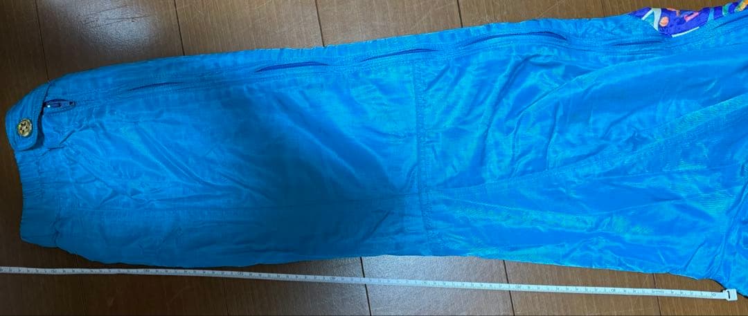 ellesseエレッセ スキーウェア 上下セット 下つなぎ 総柄 ヴィンテージ