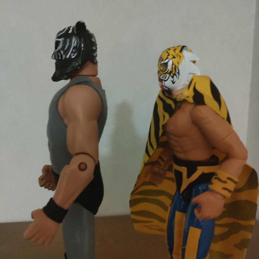 プロレス　レスラーフィギュア2体セット　自作