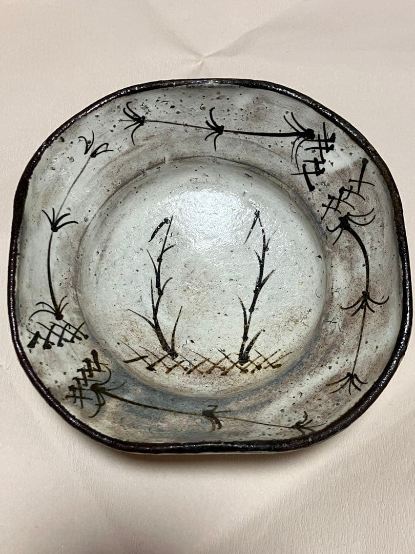 丸田宗彦 粉引唐津四方向付 5客揃