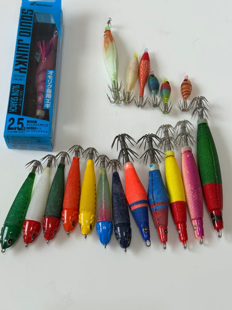 ハヤブサ　スクイッドジャンキー他色々　メタルスッテ　イカメタルドロッパー色々