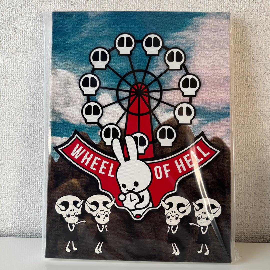 CUNE キューン「WHEEL OF HELL」キャンバスパネル　うさぎ