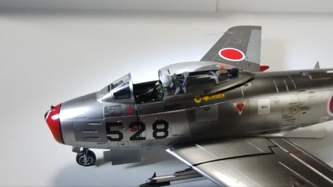 プラモデル完成機　1/48　航空自衛隊 F-86F-40 セイバー