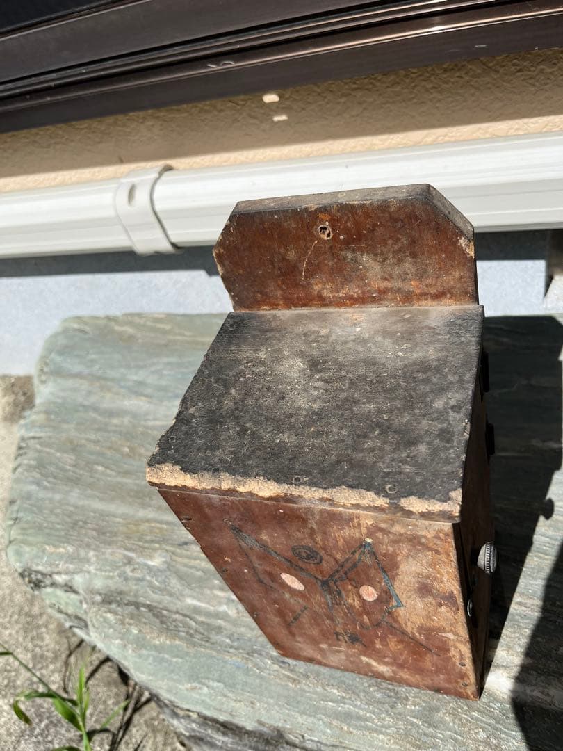 国旗　アンティーク　木箱　戦時中