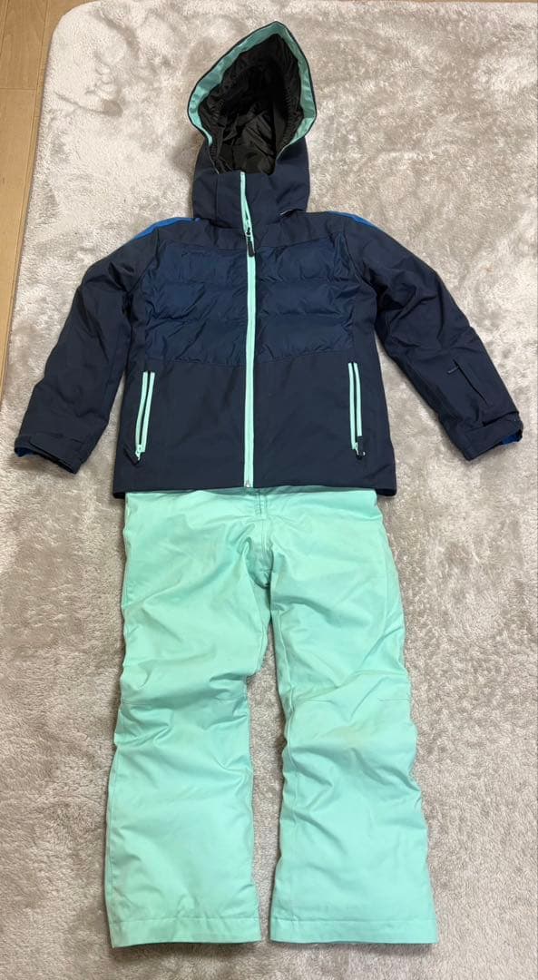 フェニックス スキーウェア 130（115〜135cm）ネイビー　ミント