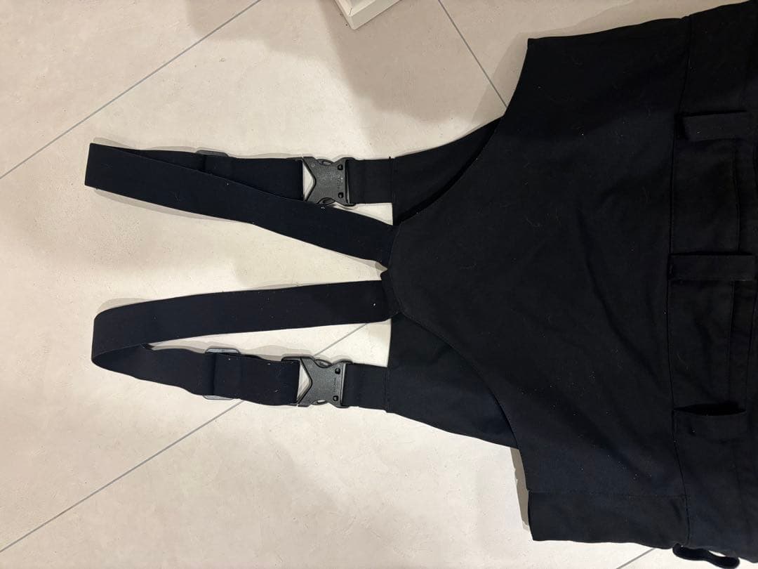 VOLCOM ブラック スノーボードパンツ　オーバーオール　ビブパンツ