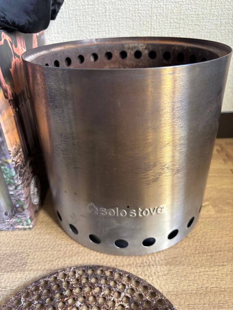 Solo Stove キャンプファイヤー 焚き火台 鉄板&五徳&ハンドル　セット