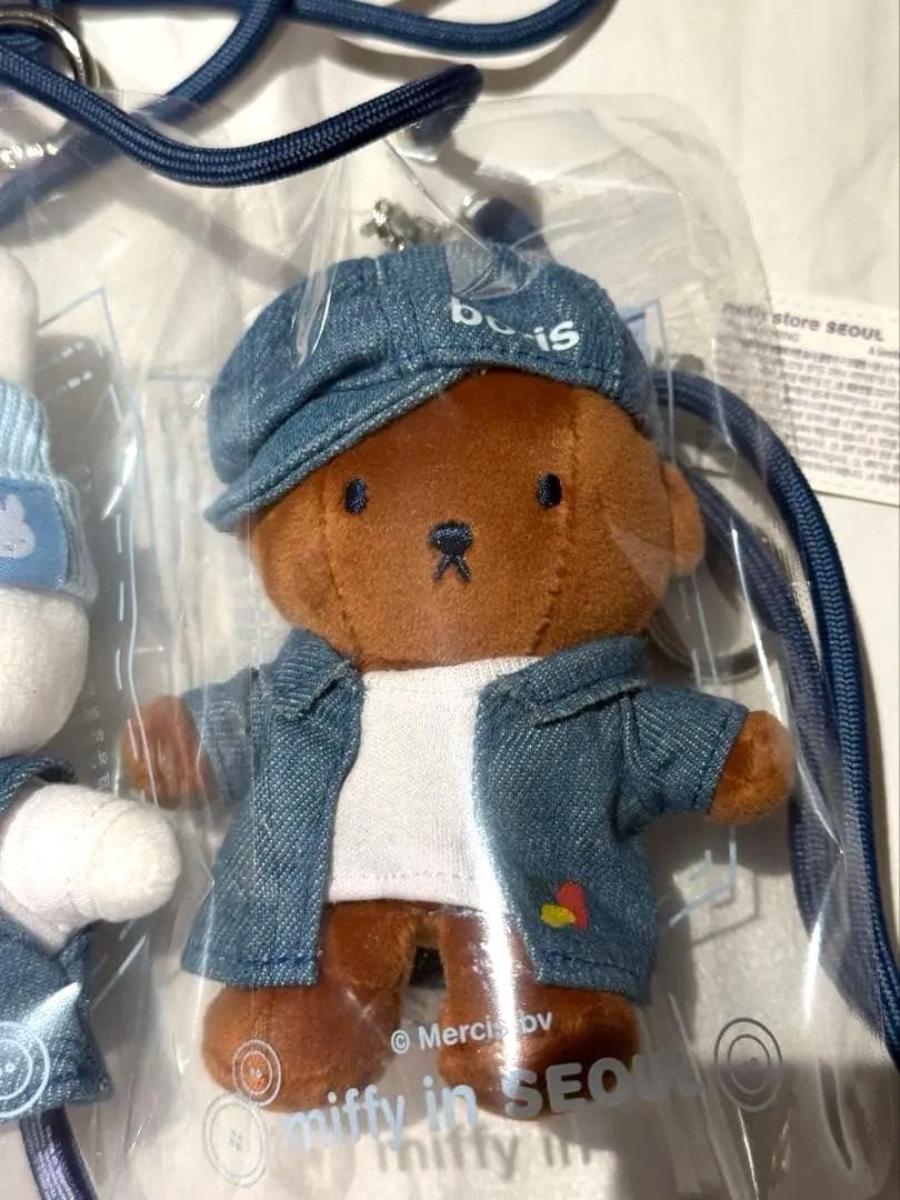 ミッフィー ソウル デニム キーリング 3種セット 韓国限定 miffy