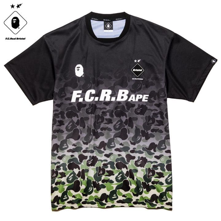 シャツ FCRB x BAPE GAME SHIRT L