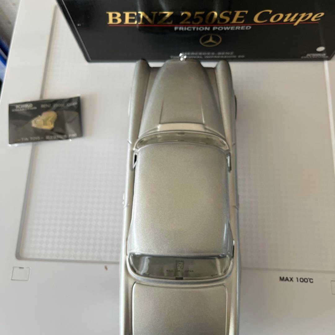 ブリキ自動車　メルセデス250SEクーペ　　イチコー製