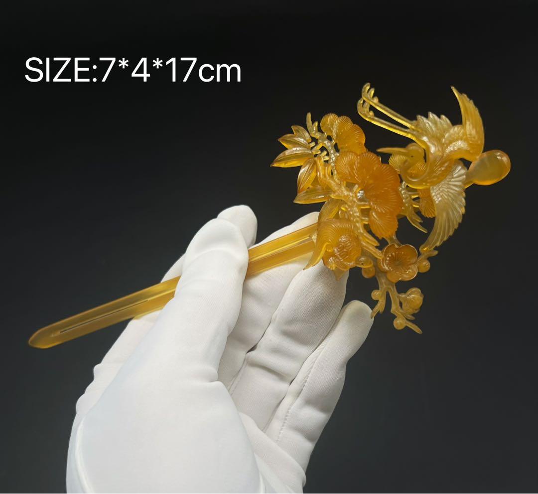 花嫁かんざし 髪飾りセット 和装小物 櫛 簪 くし 髪飾り 本鼈甲 木箱付き