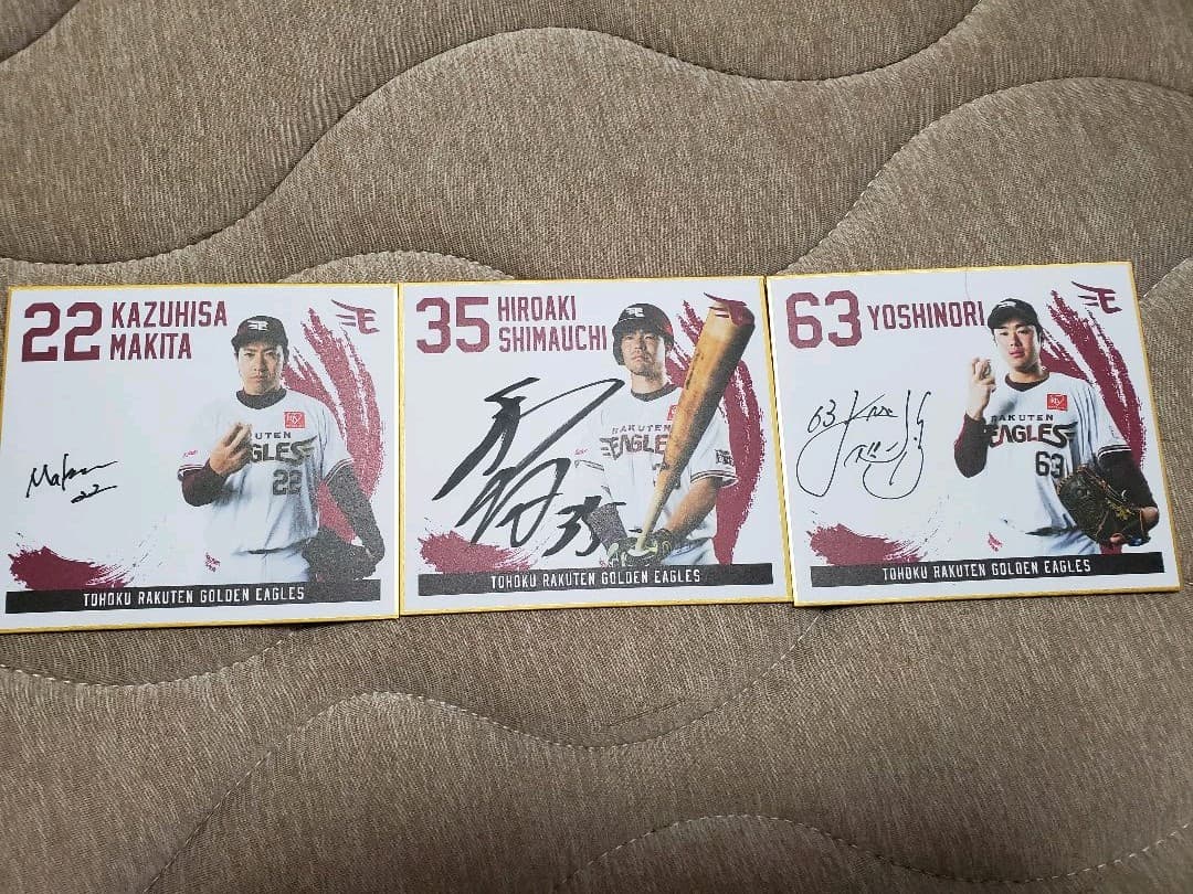2020楽天イーグルスミニ色紙　直筆サイン　まとめ売り