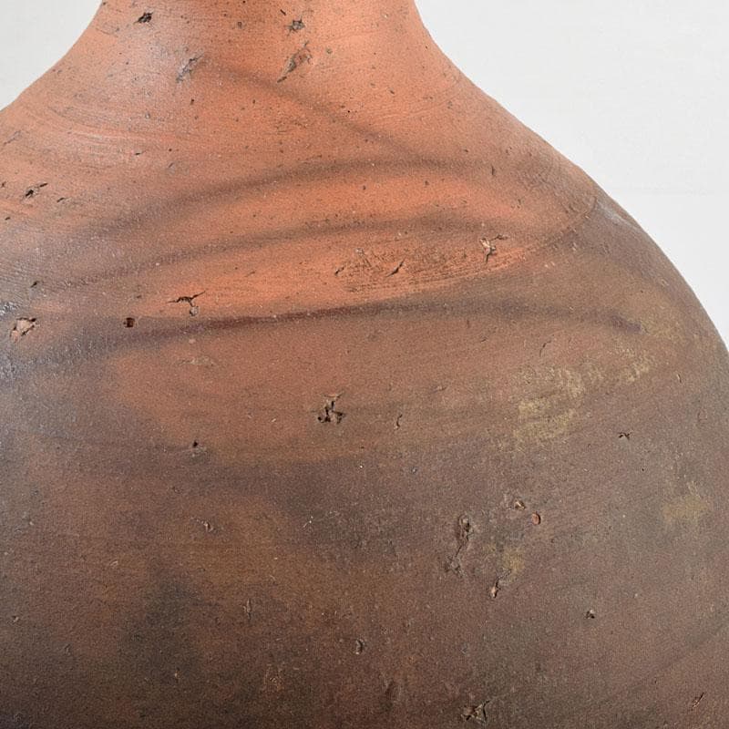 備前焼　古備前　花入　陶印あり　時代箱　C　R8017C