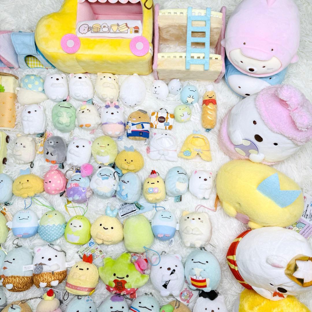 すみっこぐらし てのり ぬいぐるみ 希少 美品 複数タグ有 大量