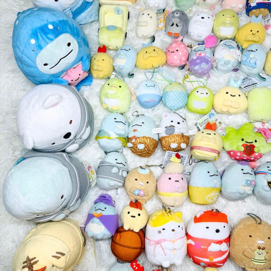 すみっこぐらし てのり ぬいぐるみ 希少 美品 複数タグ有 大量