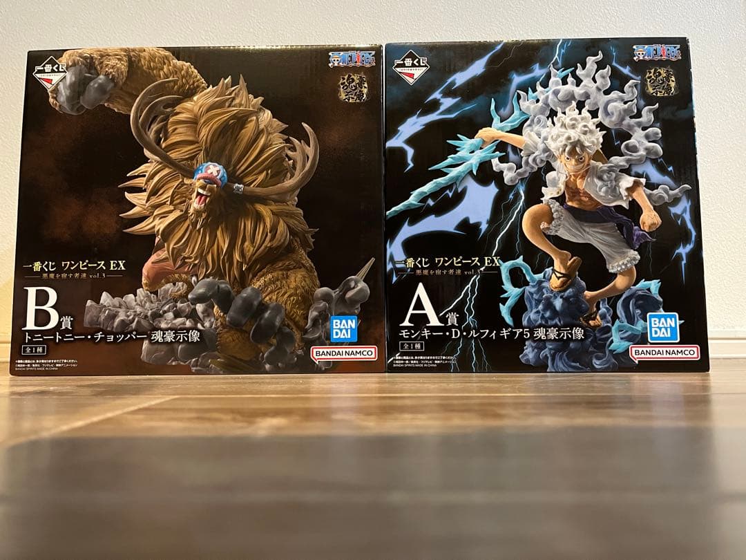 ワンピース　一番くじ　魂豪示像　ルフィ　チョッパー