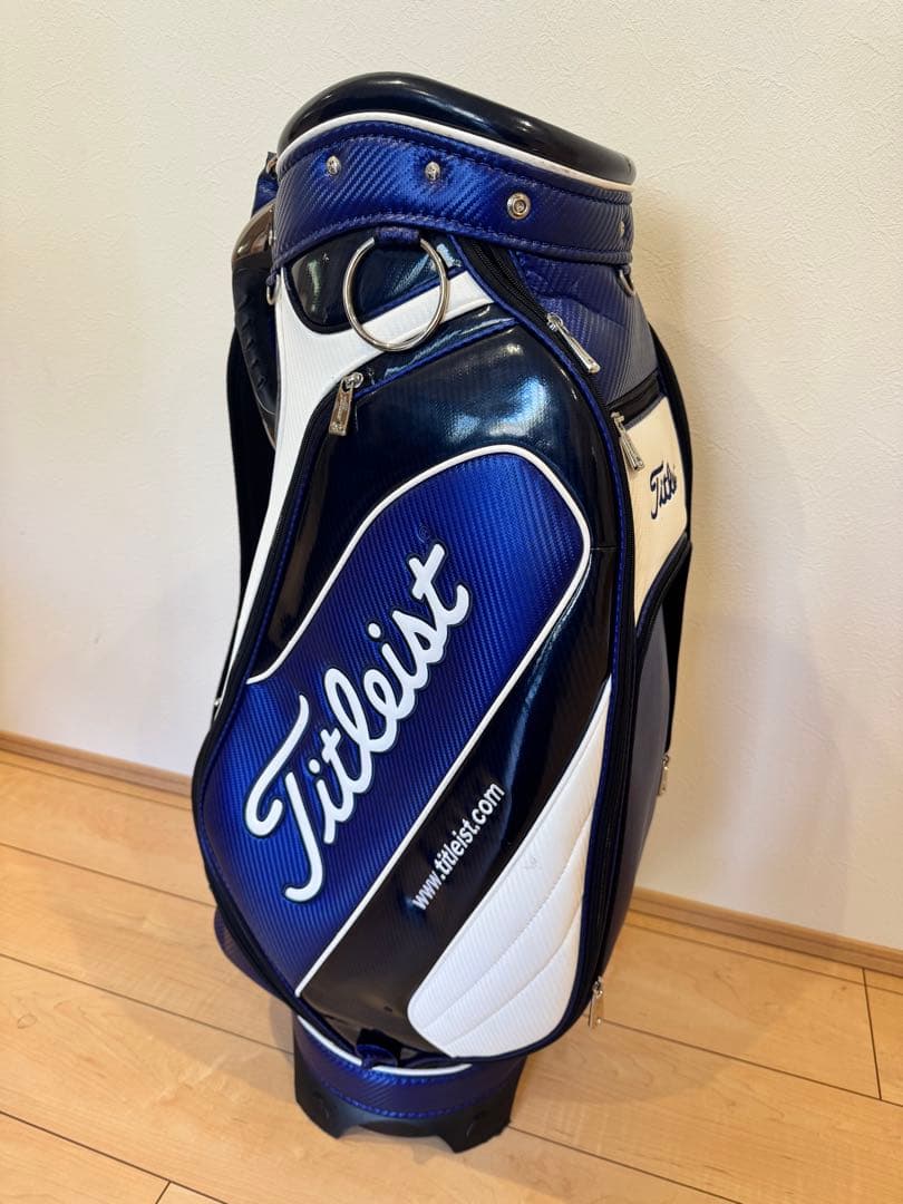 Titleist ✴︎ゴルフバッグ／キャディバッグ　青白