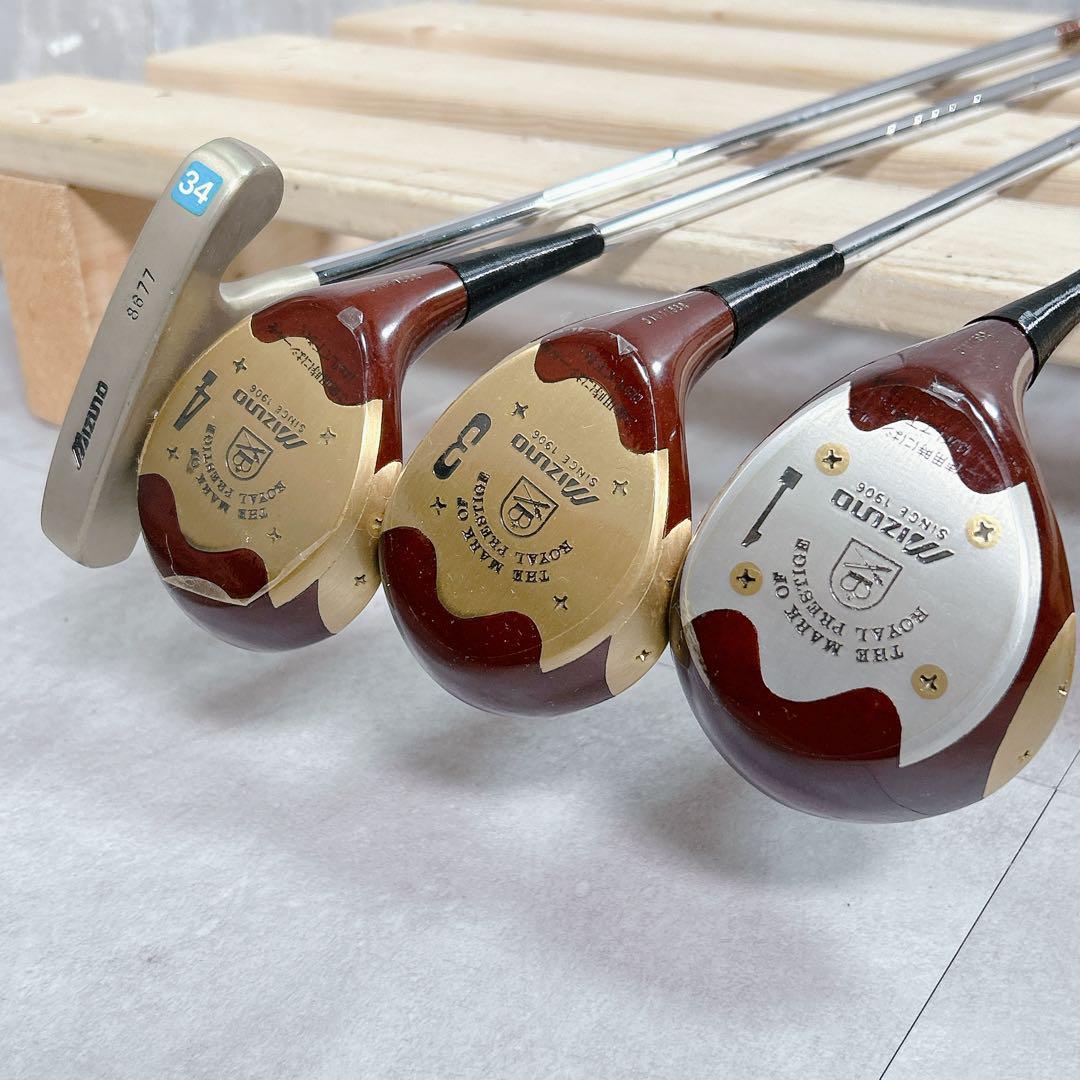 X888 ミズノ パーシモンウッド グランドモナーク クラブセット 極美品