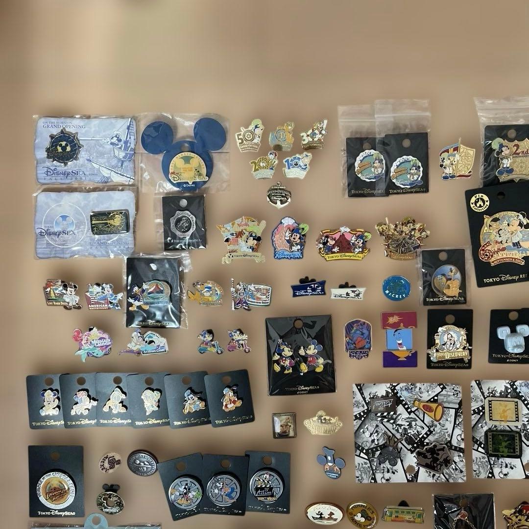 東京ディズニーシー　ピンバッジ　まとめ売り