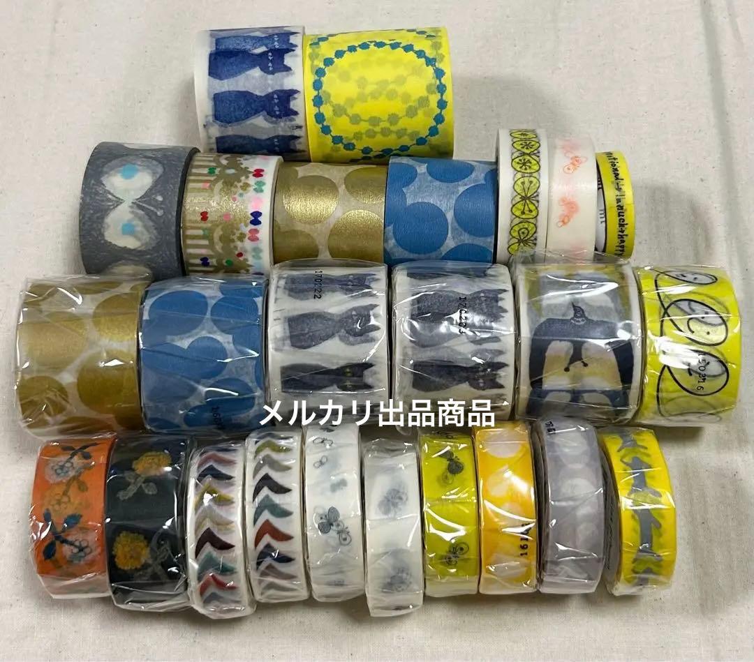 ミナペルホネン マスキングテープ　25個セット　廃盤　マステ　mt カモ井