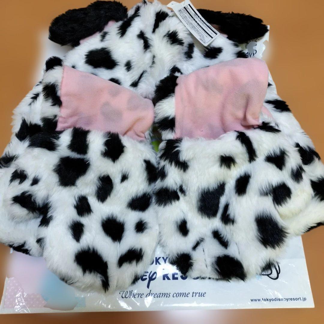 101ダルメシアン柄ファンキャップ 、マフラー、東京ディズニーリゾート