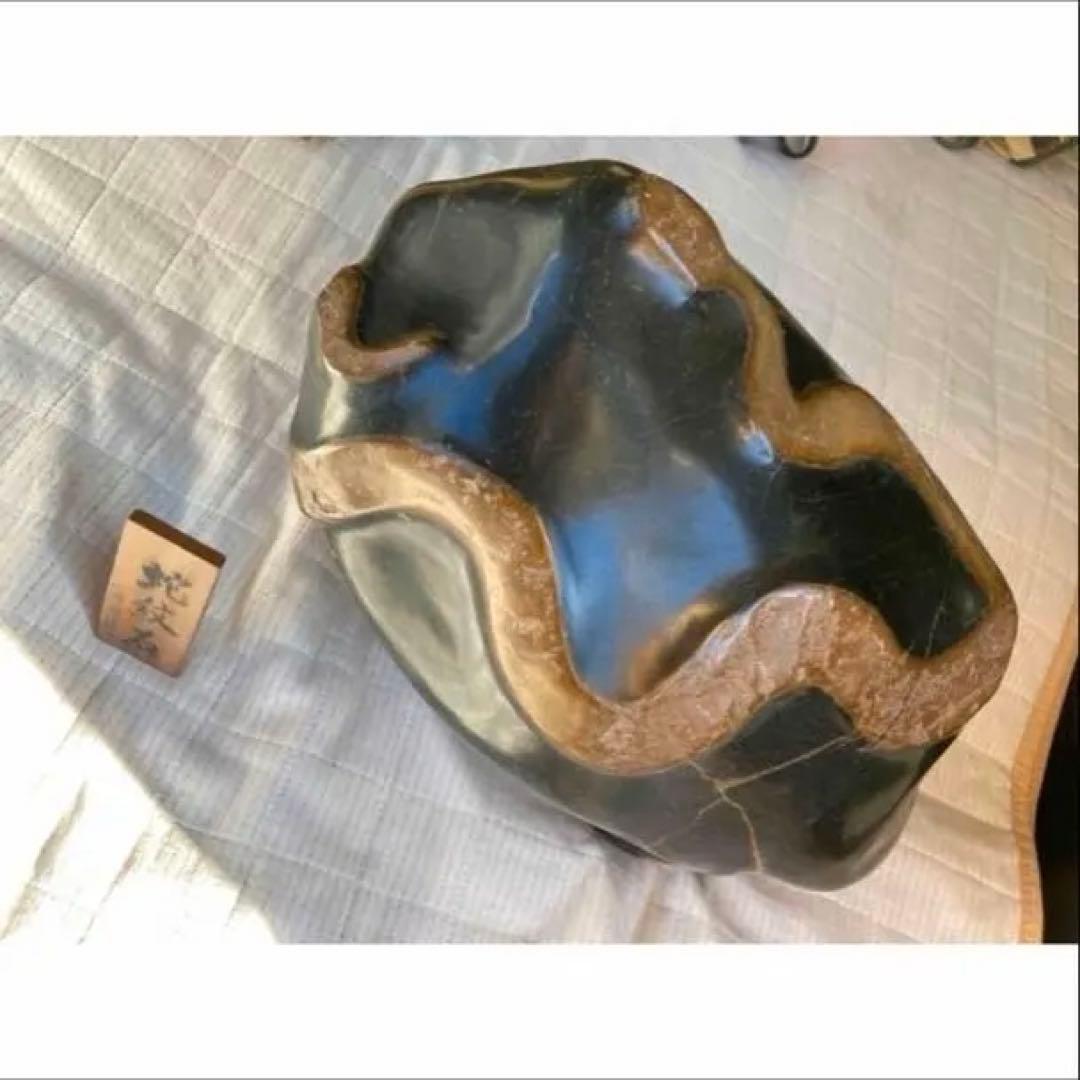 蛇紋石　北海道　風水　激レア　三越　干支　巳年　縁起物　天然石　水石　盆栽　盆石