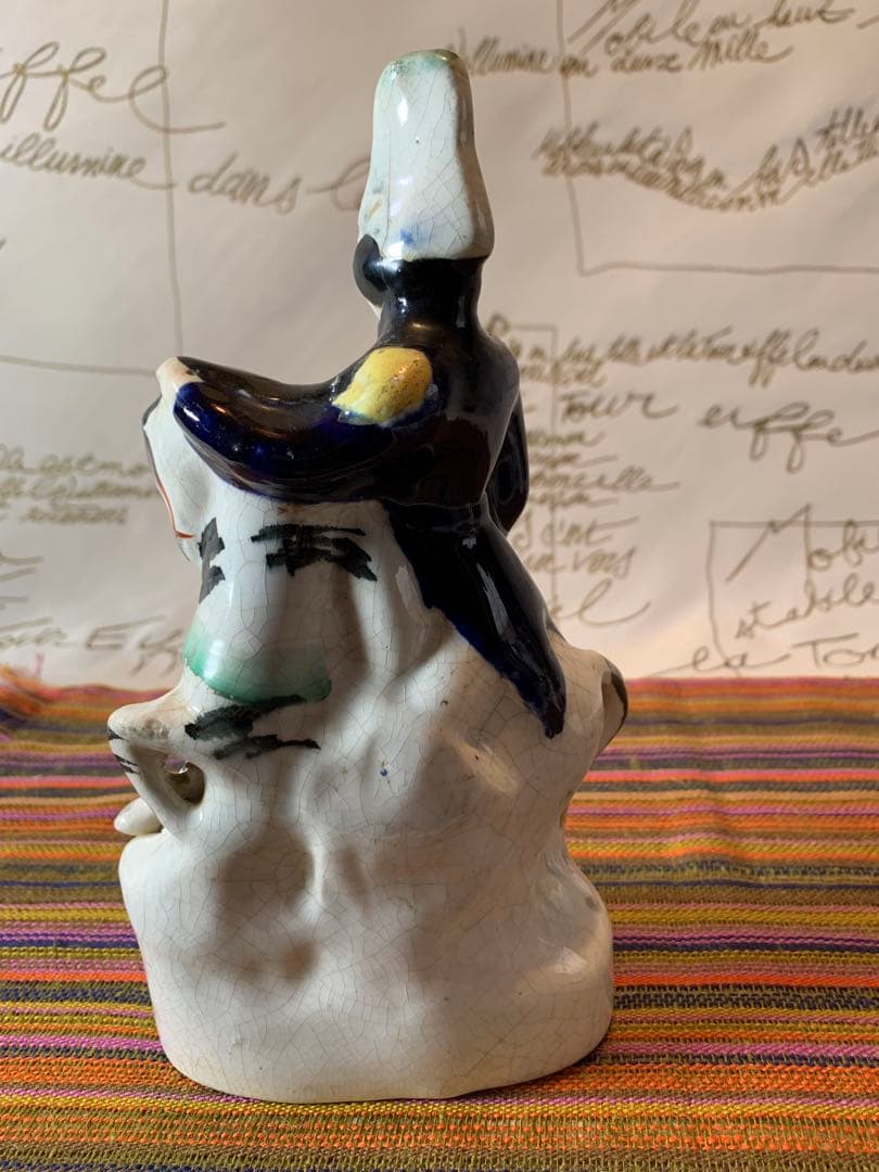 イギリス製　アンティーク　ケンジントン・ハイパーマーケットのレアな馬のペア置物！