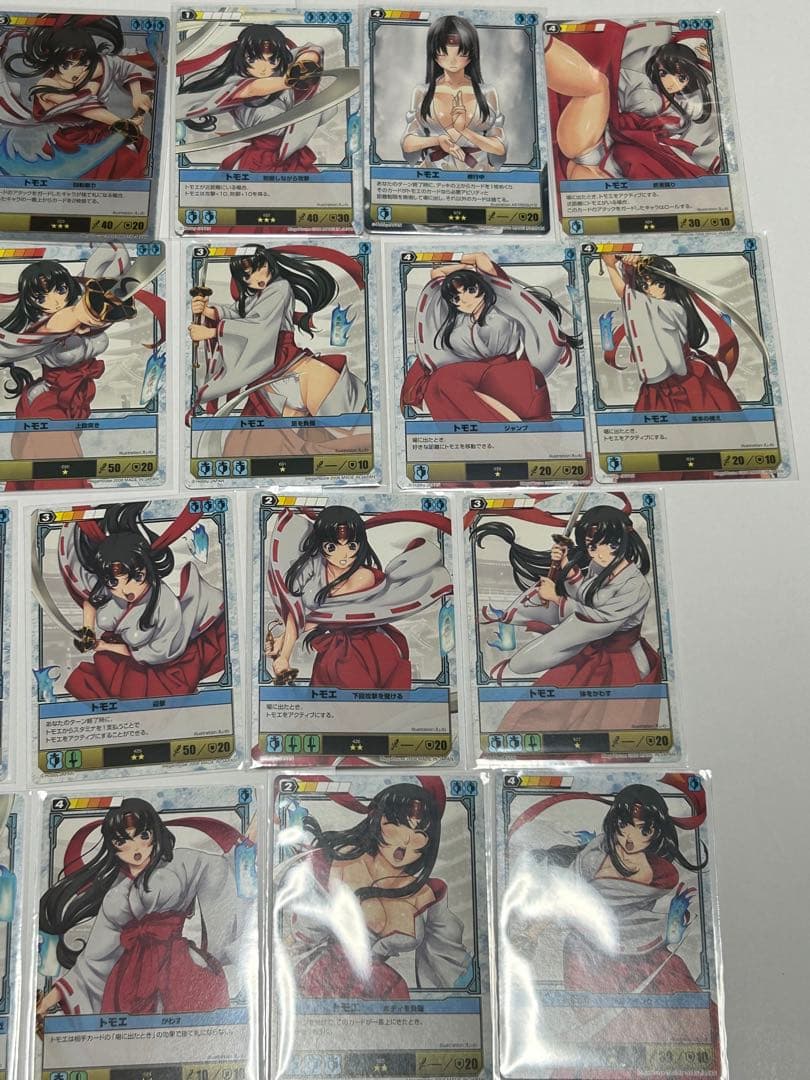 クイーンズブレイド　ザ・デュエル　トモエ　まとめ売りセット　キラ　Sレア