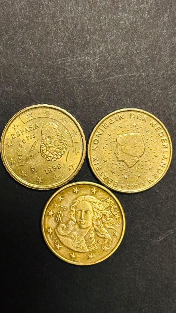 イタリア3種、激レア、、10セント3枚セット