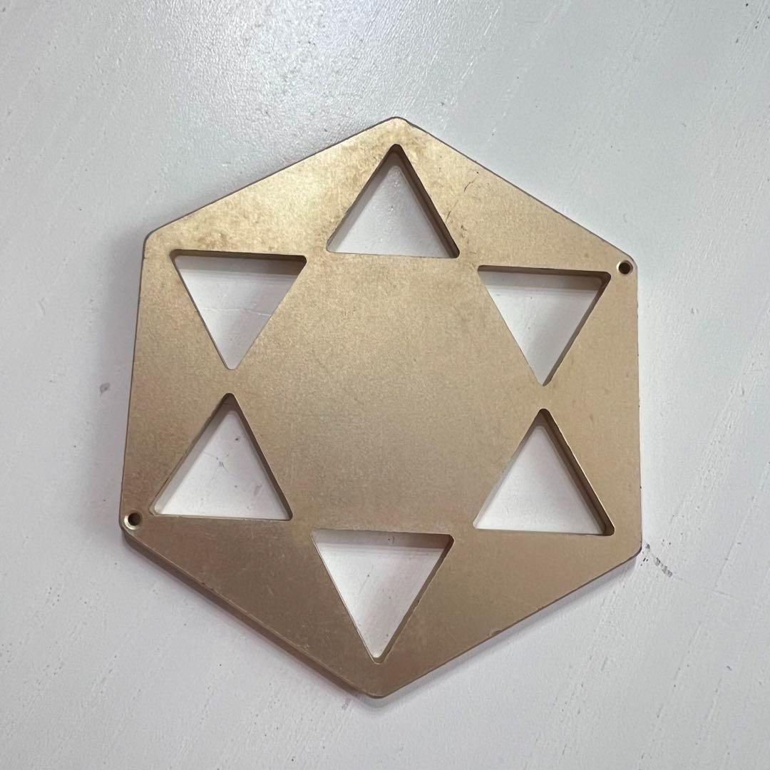 希少　ヒランヤ　金　ゴールド　六角　貴重品 レア　アルマイト　廃盤