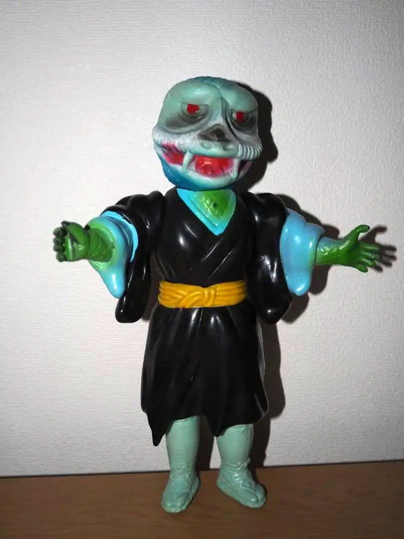 【取り置き】旧バンダイ　変身忍者嵐　鬼火まむし　ソフビ　24.5cm　当時物