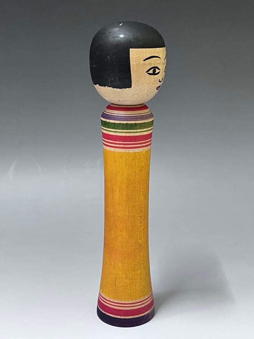 C631 こけし　入間誠吾　津軽系　伝統こけし　日本人形　日本伝統こけし