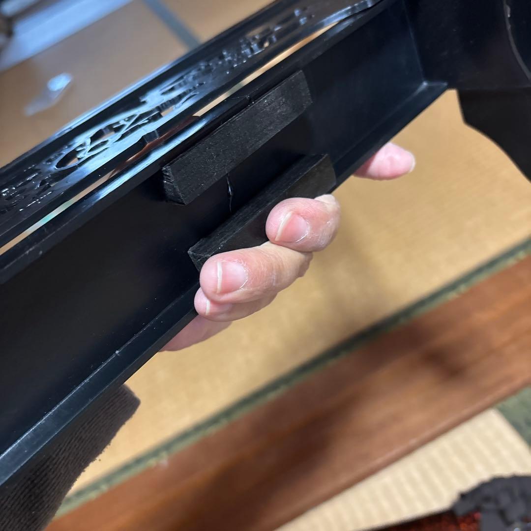 模造刀　刀 2本　 漆黒の刃