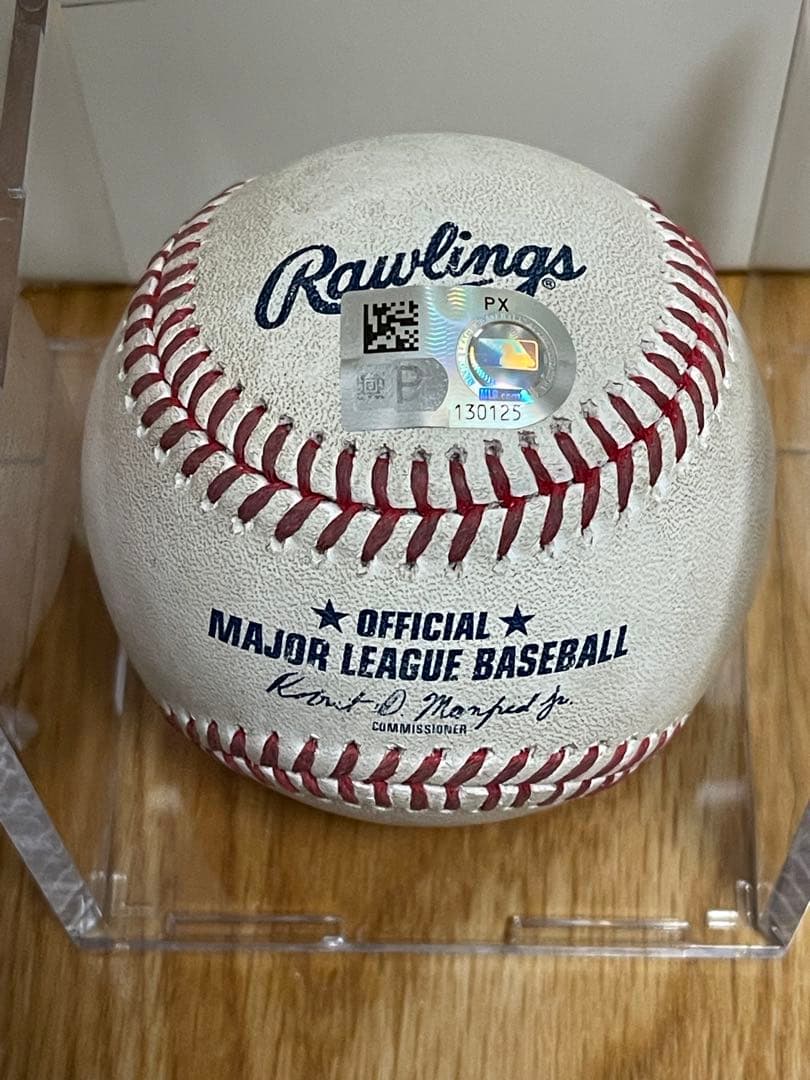 佐々木朗希　ルーキーイヤー! 2025年ゲーム実使用ボール　MLB