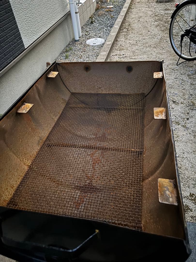 足差し込み式　掃除窓付　バーベキューコンロ　ドラム缶　ドラム　BBQ 大型