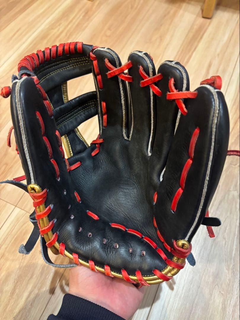 Slogger 軟式グローブ 紺/赤/金