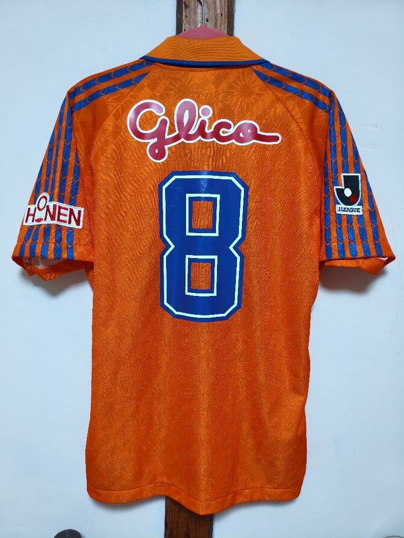 ウェア Shimizu Spulse1997/98  Shirt 8 Oliva