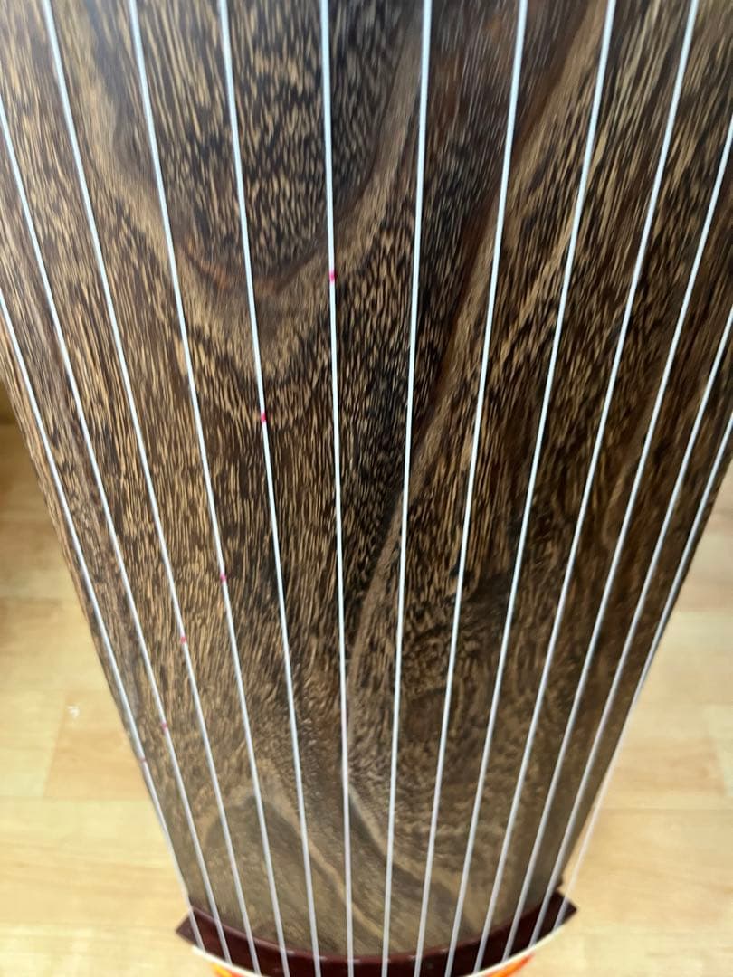 ②琴 13弦 日本 伝統的 楽器 和楽器 弦楽器 和琴 木製 13 琴柱10本