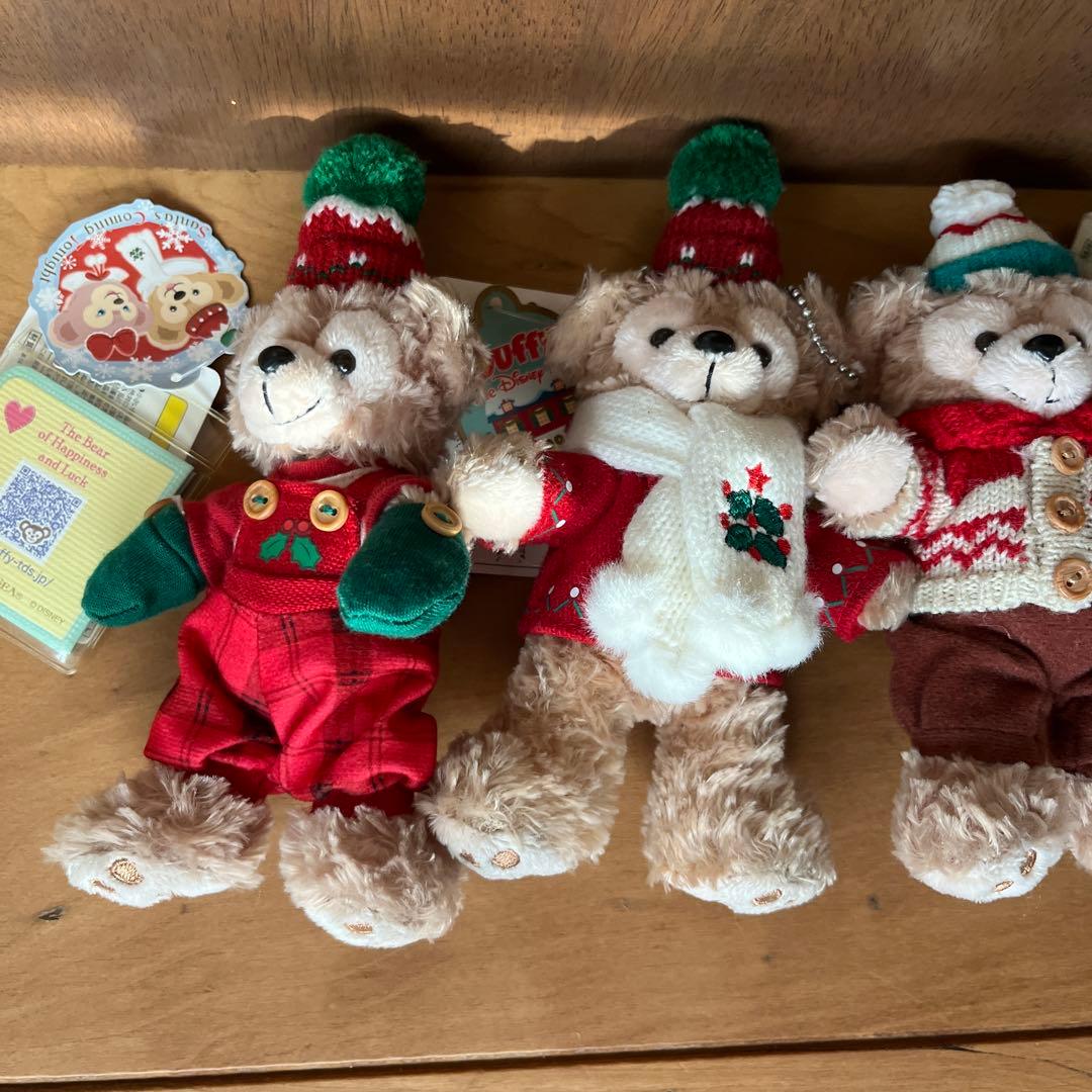 ダッフィーぬいぐるみバッチ6セット