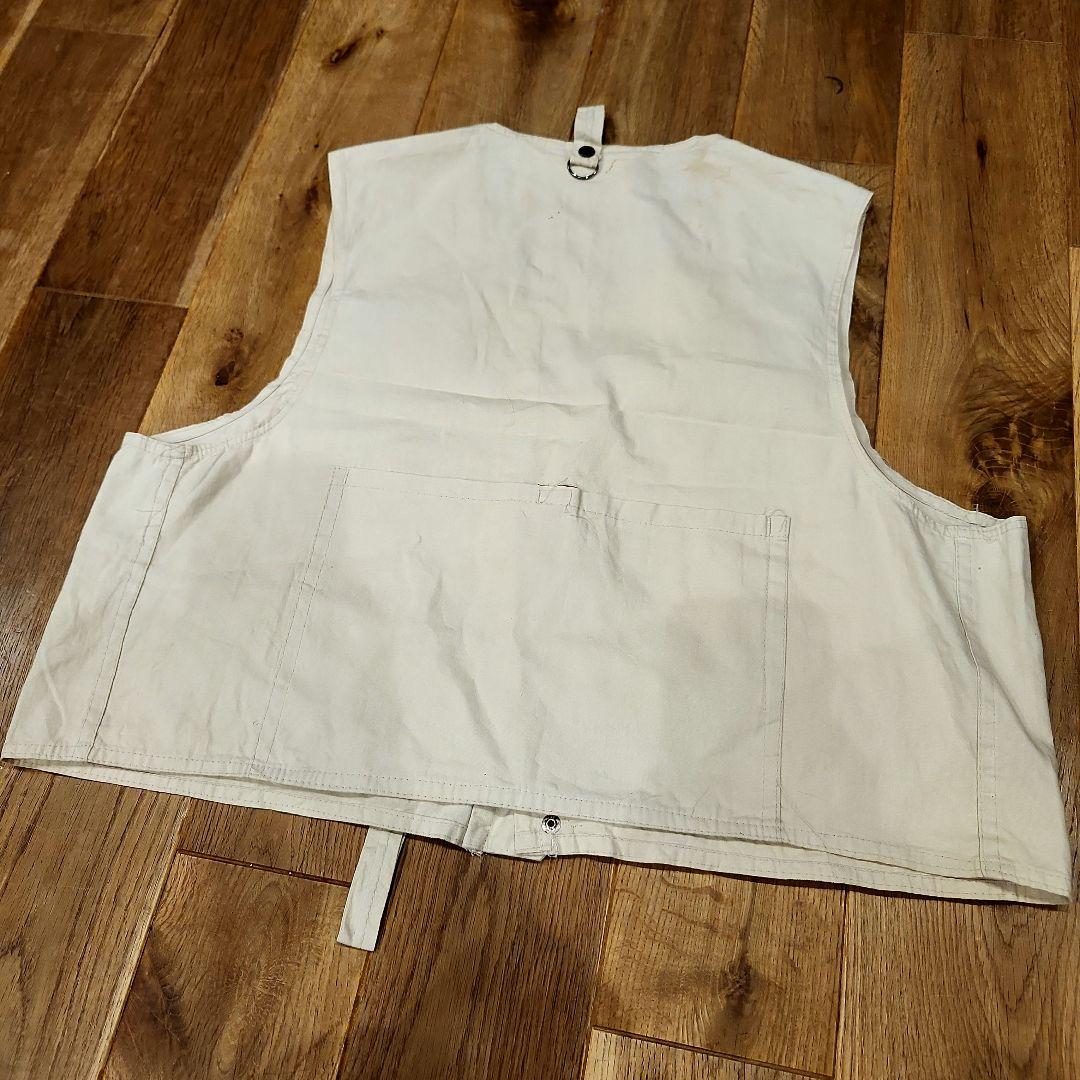 【希少】SEAWAY80〜90年代フィッシングベスト ライトベージュ　 M