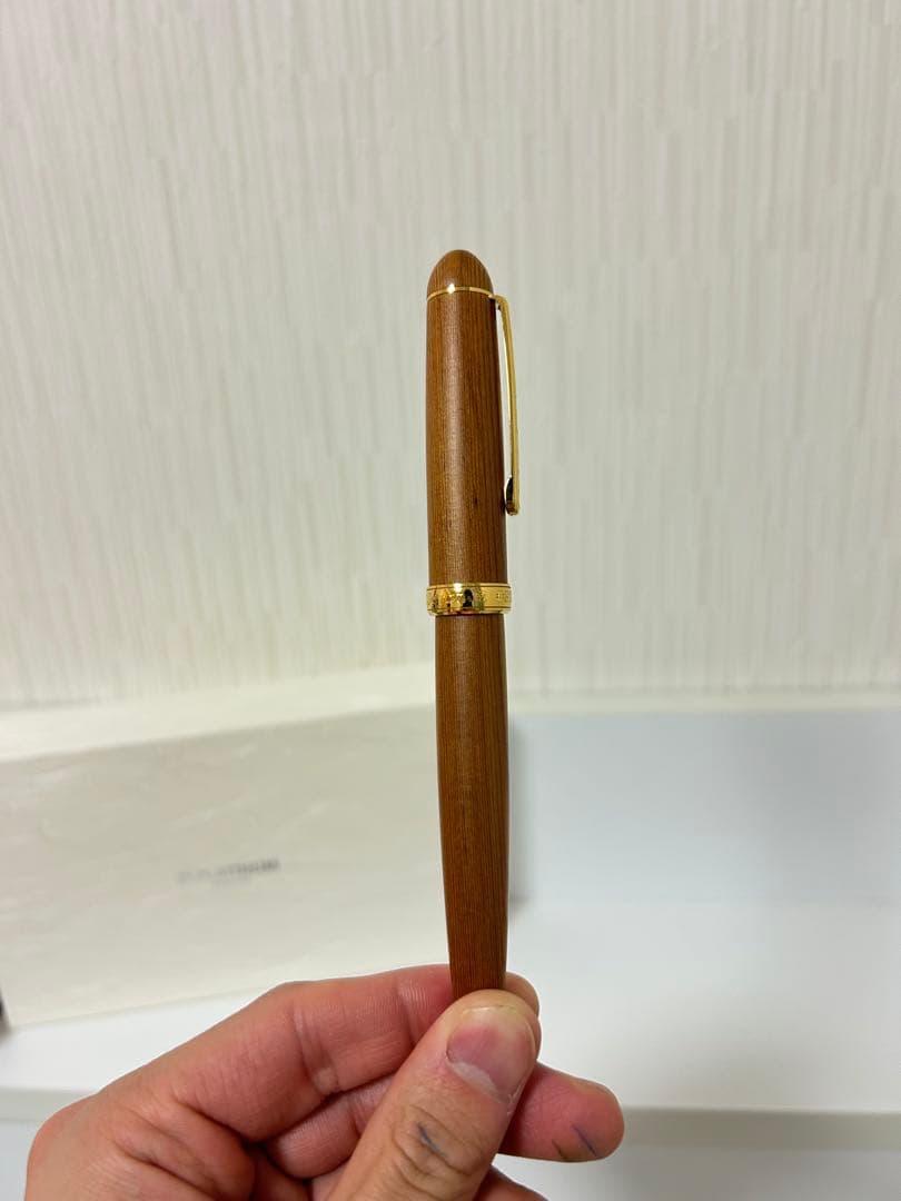 プラチナ万年筆 屋久杉 細字