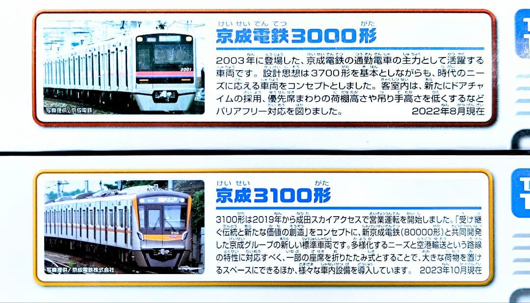 【プラレール】京成電鉄3000形、3100形2本セット【クリスマス包装行います】
