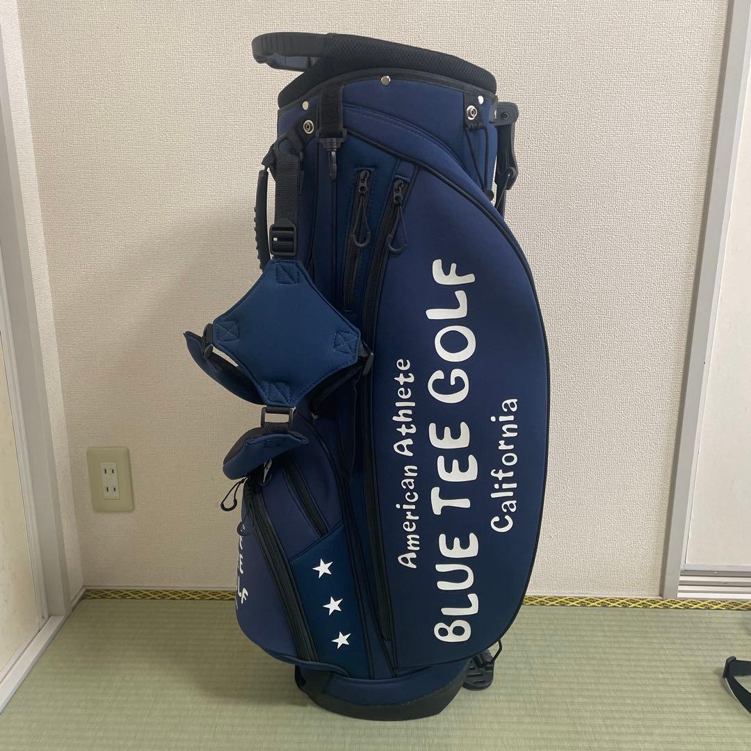 BLUE TEE GOLF キャディバッグ ネイビー