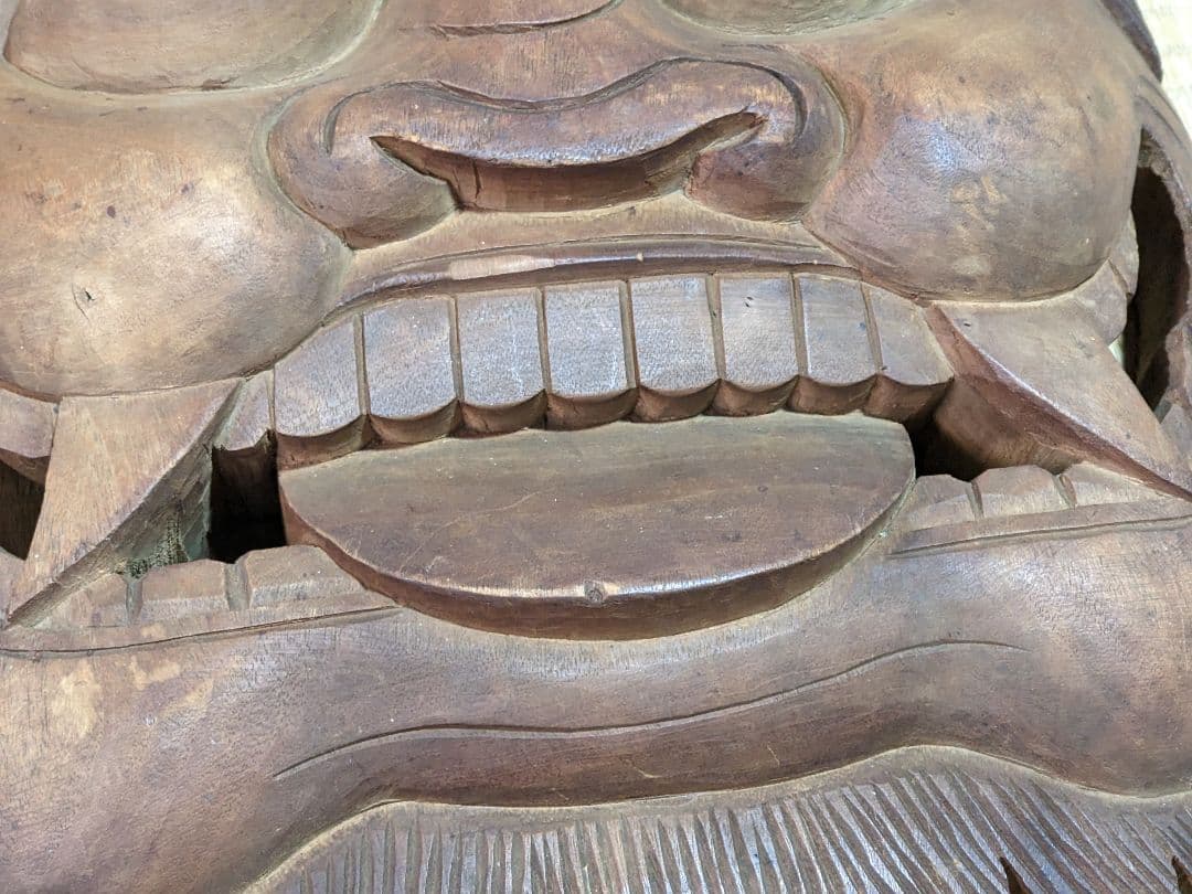 ♦閻魔大王 木彫時代物 地蔵菩薩の化身 開運 縁起物？寺社仏閣飾り 古美術骨董品