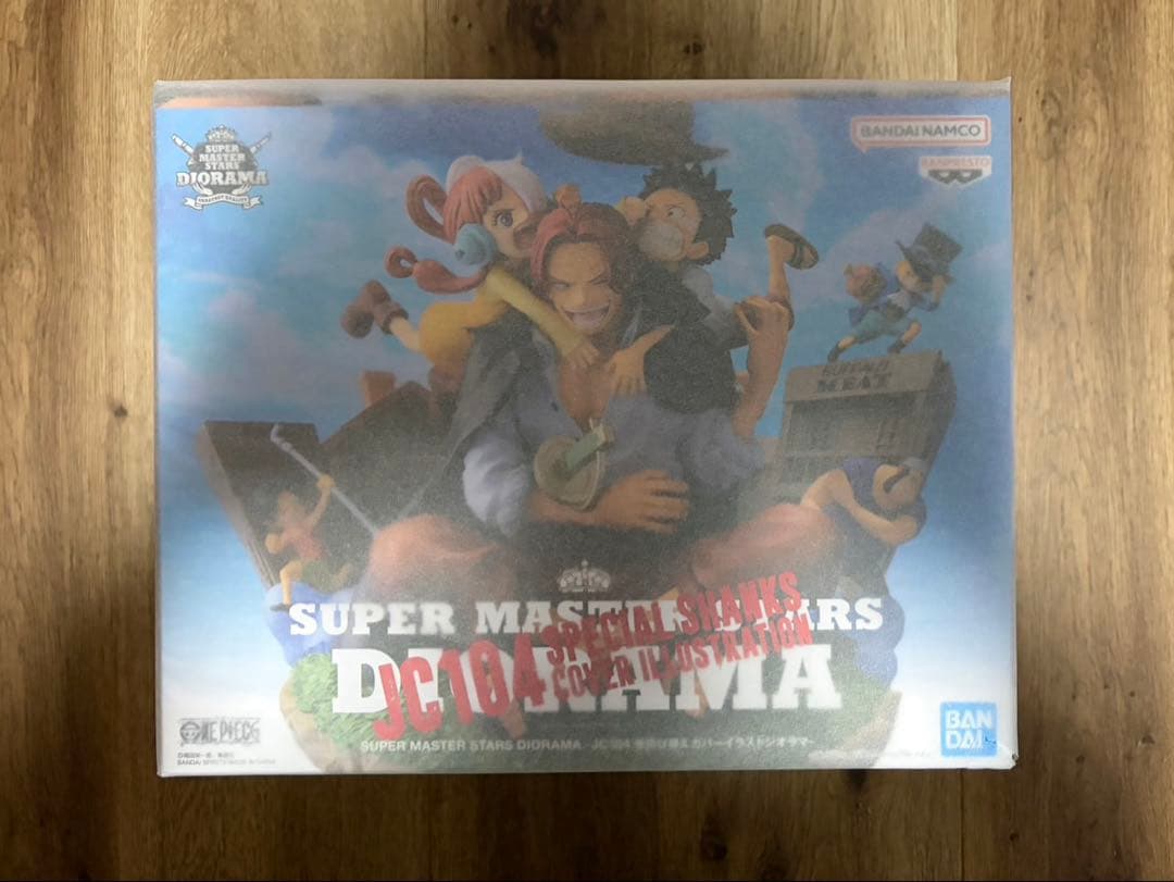 ワンピースJC 104巻　掛け替えカバーイラストジオラマ　フィギュア　シャンクス