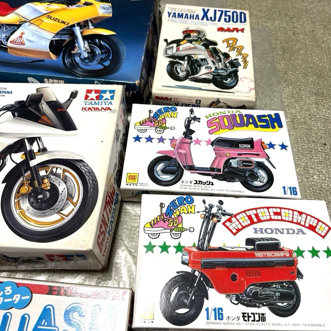 期間限定セール！プラモデル バイク まとめ売り 11種セット
