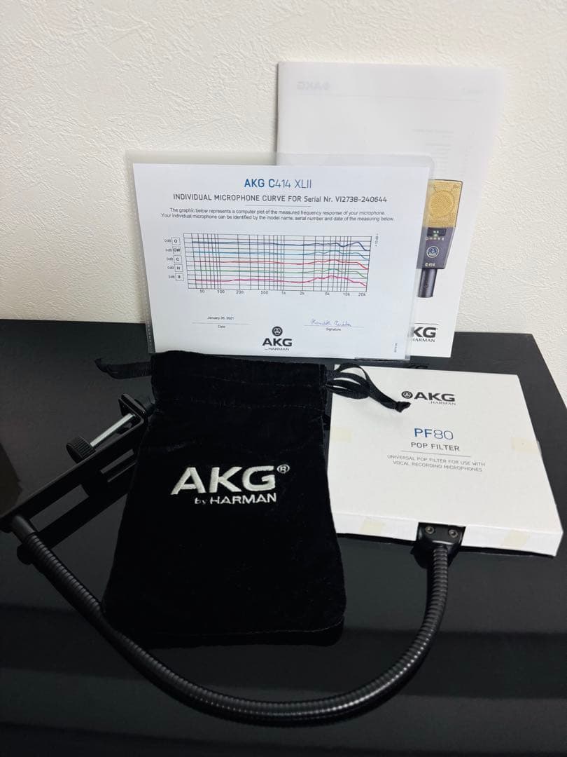 AKG C414 XLII コンデンサーマイク セット　正規品