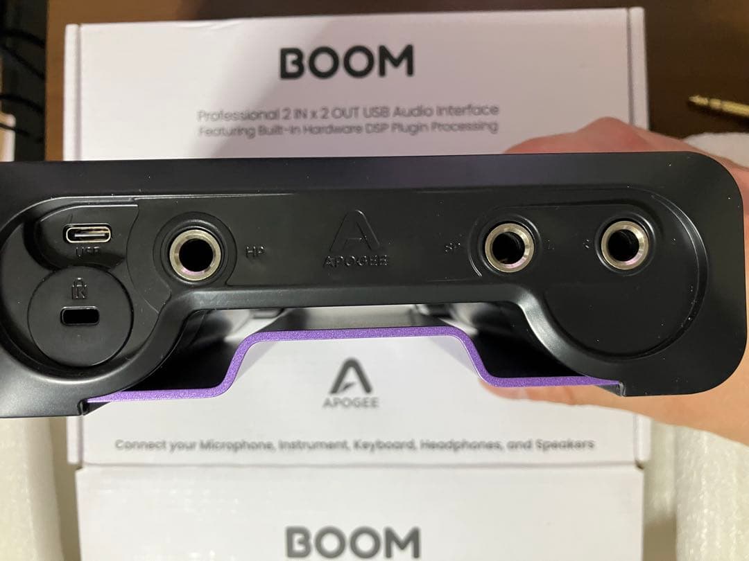 Apogee BOOM オーディオインターフェース