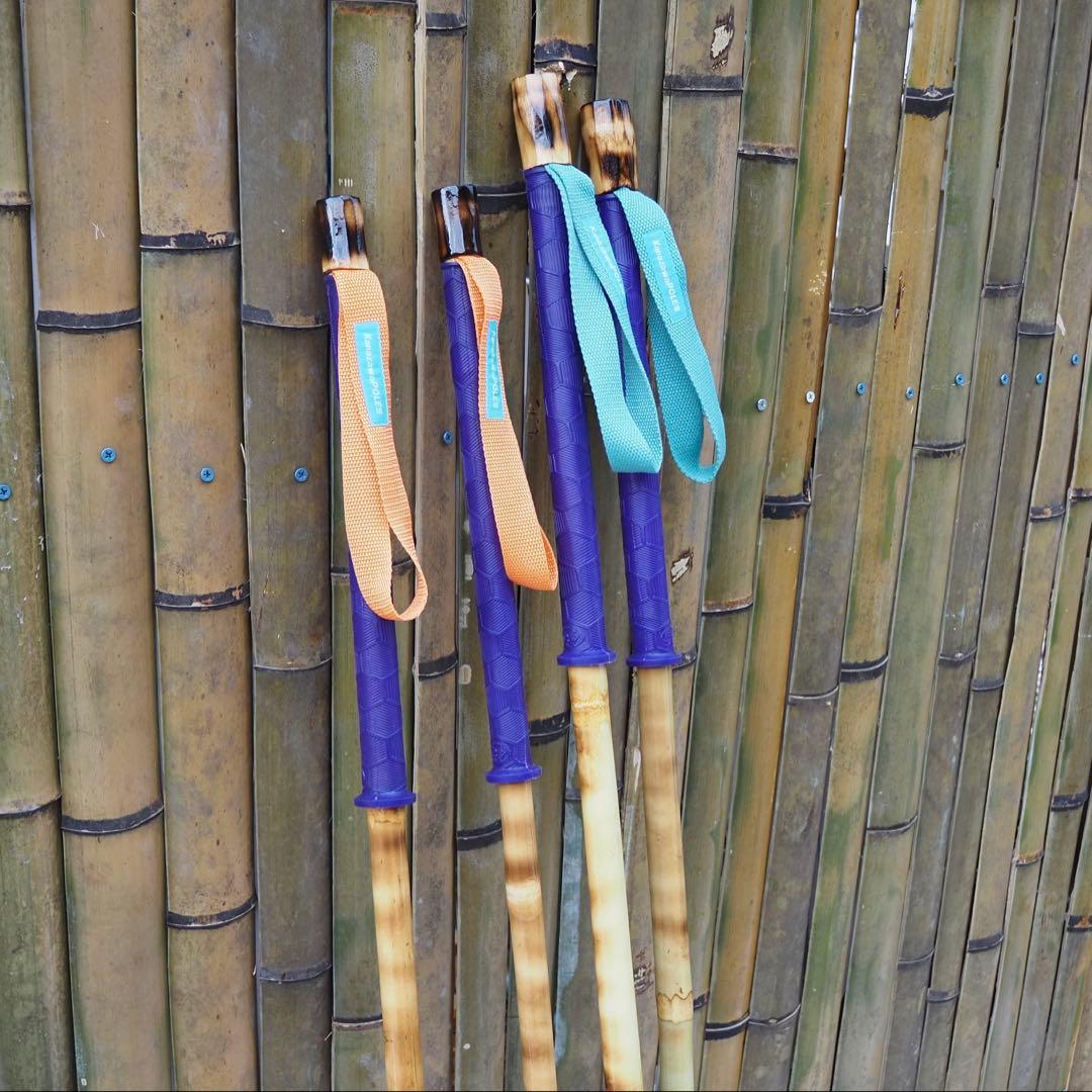 長さストラップ選択　KanazawaPOLES 30cmグリップ　グレー