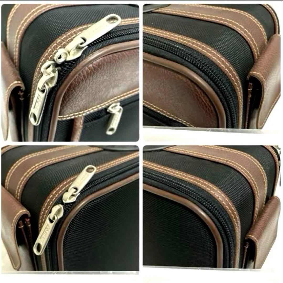 EZ-SWANY　スワニー　小型キャリーケース　4輪　機内持ち込み可　レザー使用